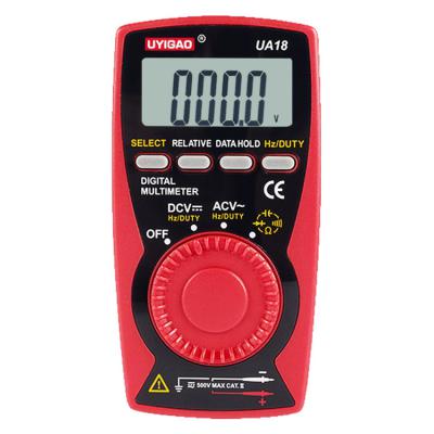 mini pocket card digital multimeter UA18