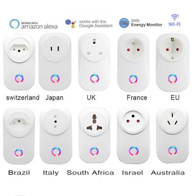 WiFi Smart Plug EU UK AU BR FR JP Israel Ita Swit